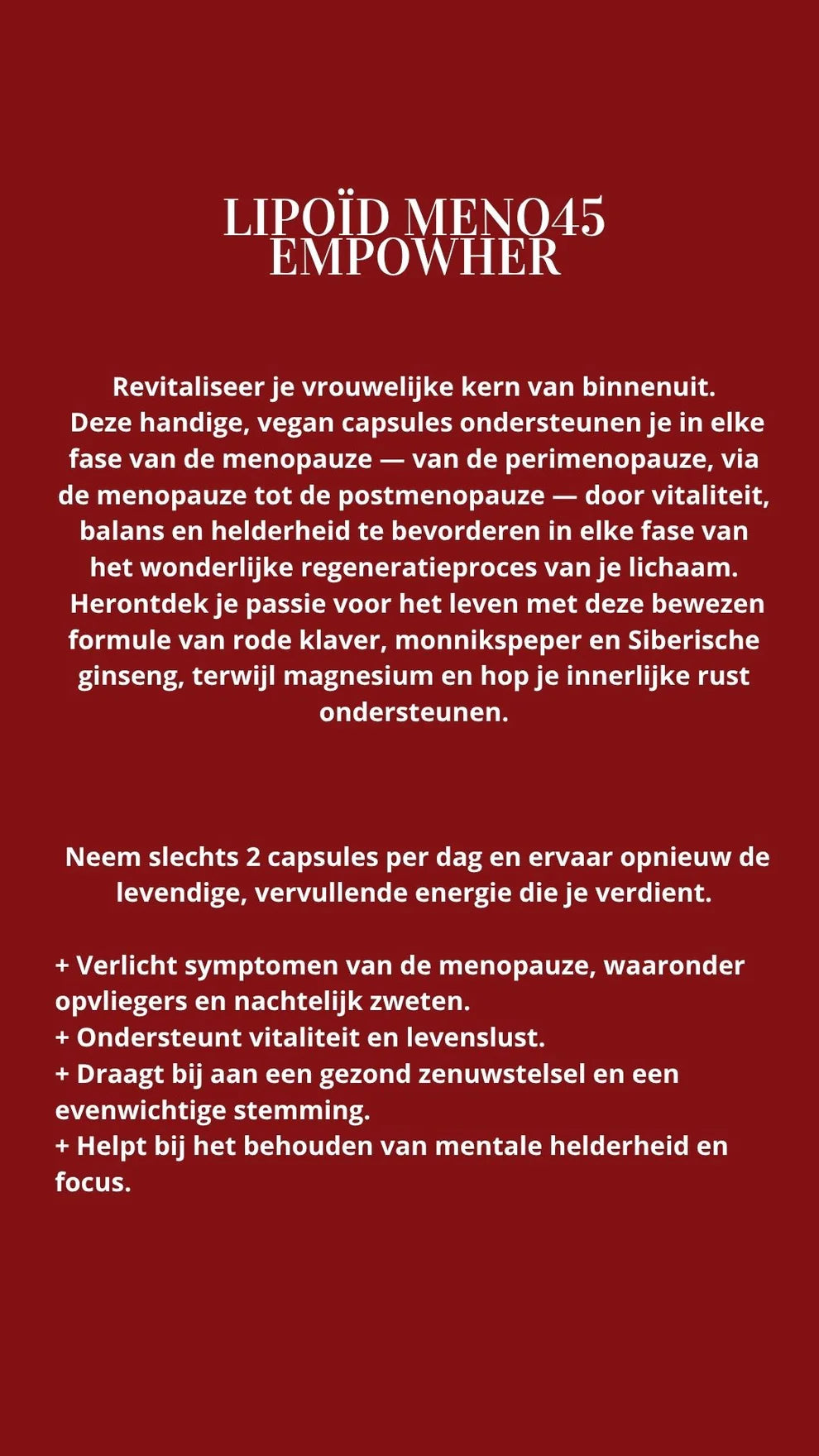 Lipoïd MEH 45 – MenoEmpowHer